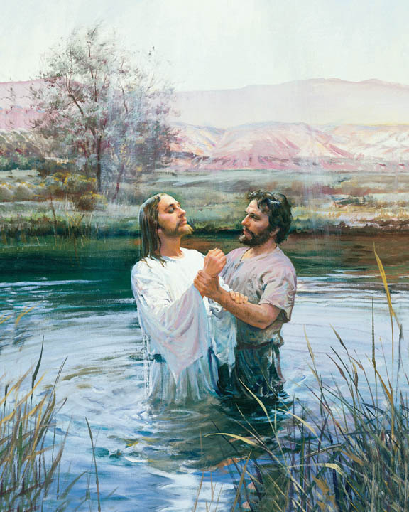 施洗約翰 為耶穌基督洗禮